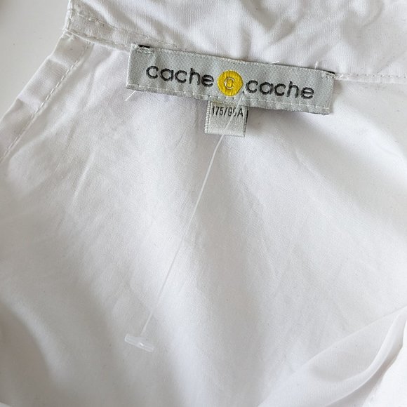 Cache Cache Button Down Blouse with side ties - Picture 4 of 8